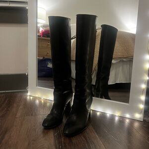 Loeffler Randall Goldy Black Tall Boot